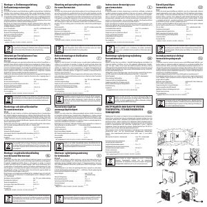 Instrukcja Eberle RTR-E 6732 Termostat