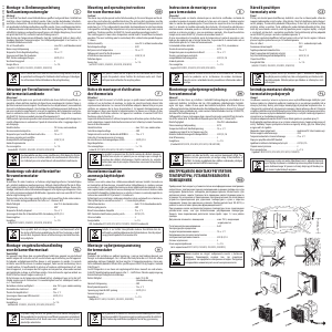 Manual de uso Eberle RTR-E 6763/24 V Termostato