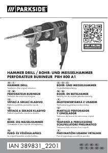 Manual Parkside IAN 389831 Impact Drill