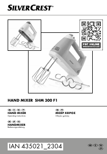 Handleiding SilverCrest IAN 435021 Handmixer