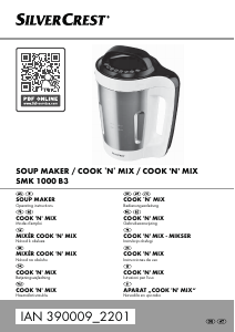 Manuale SilverCrest IAN 390009 Macchina per zuppa