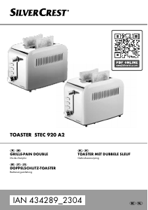 Bedienungsanleitung SilverCrest IAN 434289 Toaster