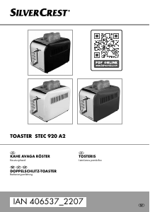 Bedienungsanleitung SilverCrest IAN 406537 Toaster
