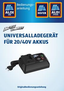 Bedienungsanleitung Activ Energy XYZ563 Akkuladegerät