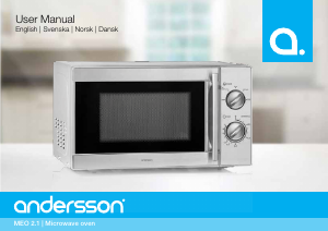 Manual Andersson MEO 2.1 Microwave