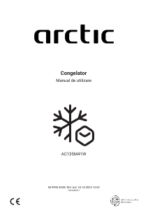 Manual Arctic AC135M41W Congelator