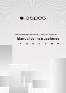 Manual de uso Aspes AAC2036 Aire acondicionado