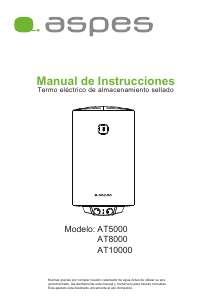 Manual Aspes AT10000 Boiler