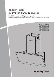 Manual Aspes ACPD900A3IB Cooker Hood