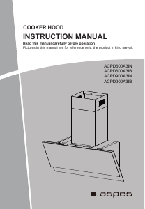 Manual Aspes ACPD600A3IB Cooker Hood