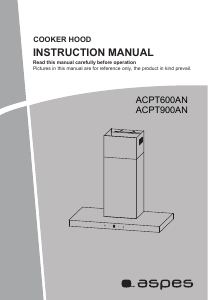 Manual de uso Aspes ACPT600AN Campana extractora