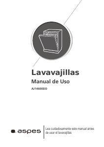 Manual de uso Aspes AJ14600DD Lavavajillas