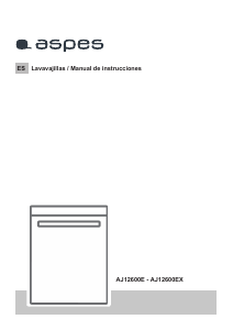 Manual de uso Aspes AJ12600E Lavavajillas