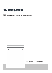 Manual de uso Aspes AJ14600BDX Lavavajillas