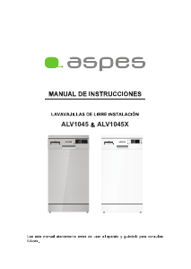 Manual de uso Aspes ALV1045 Lavavajillas