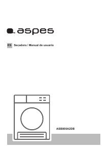 Manual de uso Aspes ASB800A2DB Secadora