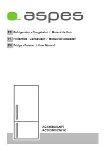Manual Aspes AC185600CNFIX Fridge-Freezer
