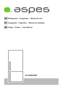 Manual de uso Aspes AC185602ENF Frigorífico combinado