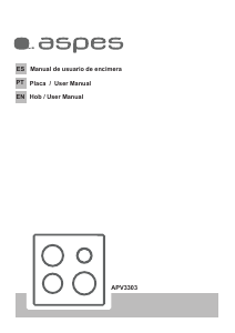 Handleiding Aspes APV3303 Kookplaat