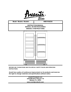 Manual Avanti WBE1956Z3S Refrigerator