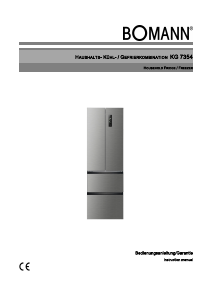 Manual Bomann KG 7354 IX Fridge-Freezer