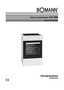 Manual Bomann EHC 7939 Range