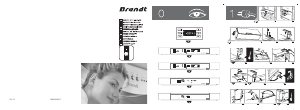 Manual Brandt BFU282SW Freezer