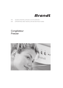 Mode d’emploi Brandt BFU242LSW Congélateur