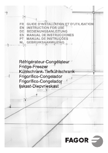 Bedienungsanleitung Fagor FIC-541UK Kühl-gefrierkombination