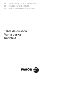 Mode d’emploi Fagor CFI-3GLSTABUT Table de cuisson