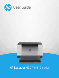 Manual HP LaserJet M209dw Printer