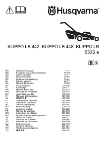 Manuale Husqvarna LB 553S e Klippo Rasaerba