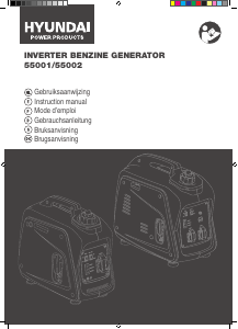 Manual Hyundai 55002 Generator