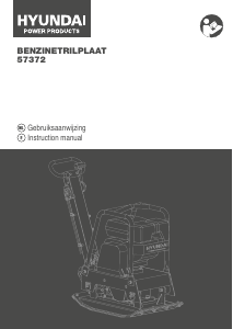 Manual Hyundai 57372 Plate Compactor