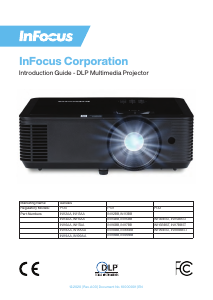 Manual InFocus IN116BBST Projector