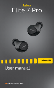 Manual Jabra Elite 7 pro Headphone