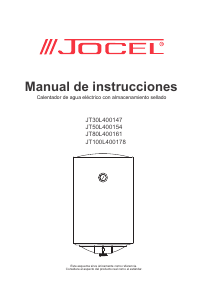 Manual de uso Jocel JT30L400147 Calentador de agua