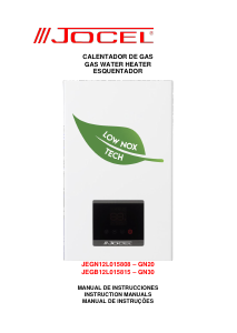 Manual de uso Jocel JEGN12L015808 Caldera de gas