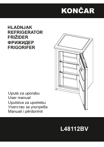 Handleiding Končar L48112BV Vriezer