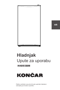 Handleiding Končar H4893BM Koelkast