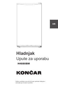 Handleiding Končar H4880BM Koelkast