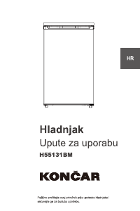 Manual Končar H55131BM Refrigerator