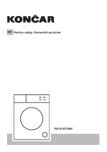 Priručnik Končar PR147AT3INV Stroj za pranje rublja