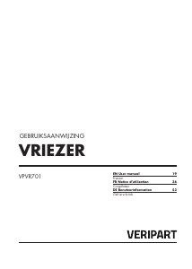 Handleiding Veripart VPVR701 Vriezer