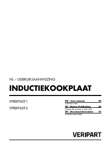 Manual Veripart VPIBKP60F1 Hob