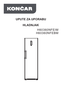 Manual Končar H60360NFEBM Refrigerator