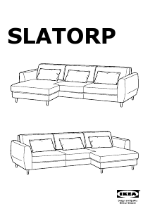 Használati útmutató IKEA SLATORP Kanapé