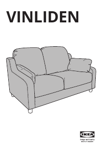 Εγχειρίδιο IKEA VINLIDEN Καναπές