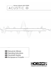 Manual Horizon HAV-S3600 Acustico Speaker