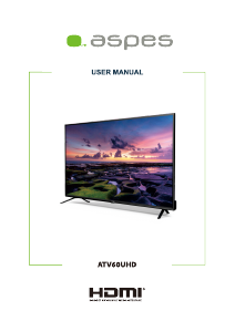 Manual Aspes ATV60UHD LED Television